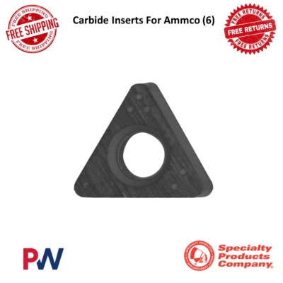 SPC Performance | Triangular Carbide Brake Lathe Insert Set (6) | #10306 Foto 1 de 4