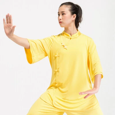 Martial Art Uniform Tai Chi Clothes Kung Fu Set Wushu Clothing For Woman Wudang - Image 1 of 4