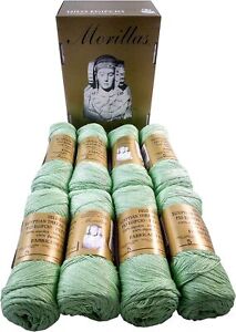 Caja con 8 Zepelines Nº5 Colores Sólidos Hilo Perlé 100% Egipcio para  Crochet