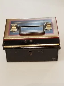 English Made Coin Bank With Key - Picture 1 of 3