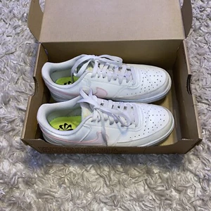 Size 8 - Nike Court Vision Low White - CD5434-110 - Picture 1 of 8