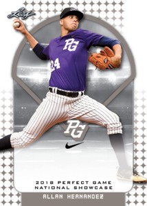 10-Count Lot Allan Hernandez 2018 Leaf Perfect Game NIKE All-American Rookies