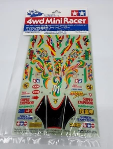 Nuevo Original 1990 TAMIYA DASH-01 Super Emperador Vestir Pegatina 15084 Japón - Imagen 1 de 6