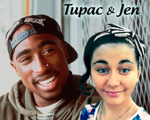 Your picture on a custom T shirt with Tupac Shakur Lesane Parish Crooks - Picture 1 of 2