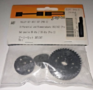 HPI Racing RC A491 Pully Set 36T / 16 Tooth for HPI’s Pro 3 lineup - Picture 1 of 2