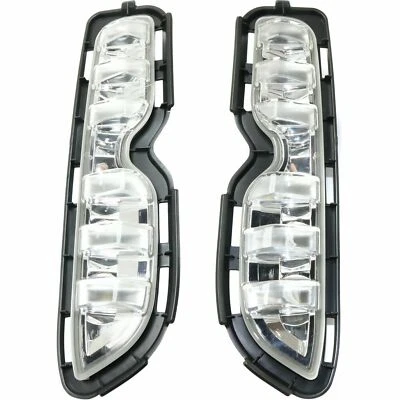SCION XB 2013-2015 RIGHT LEFT DAYTIME RUNNING LIGHTS BUMPER DRIVING LAMPS PAIR - Image 1 of 4