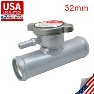 🔥32mm 1-1/4" O.D. Conector de manguera de refrigerante de radiador en línea de aluminio cuello de llenado - Imagen 1 de 11