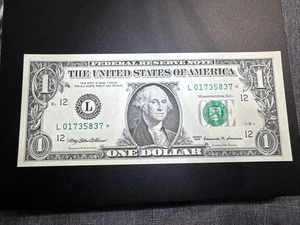 1999  $1 One Dollar Federal Reserve Low Run  STAR NOTE L01735837* UNCIRCULATED🔥 - Picture 1 of 9