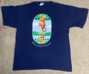 Camicia vintage Winnie The Pooh XL manica corta Tigro Disney anni 90 citazione divertente rara - Foto 1 di 6