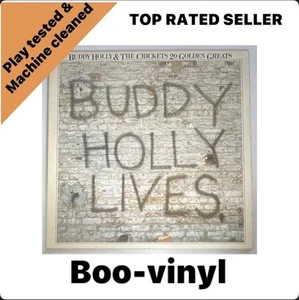 Buddy Holly & the Crickets 20 Golden Greats Vinyl Record EMTV8 1977 EX / VG+ Con - Picture 1 of 7