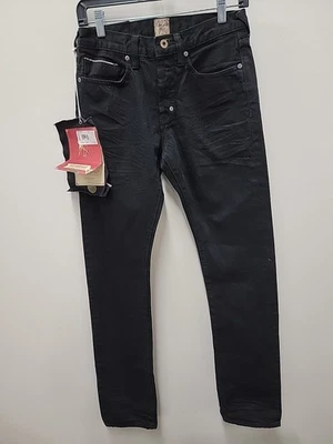 PRPS Raw Japanese Selvedge Denim Jeans Mens 28 Black  - Image 1 of 4