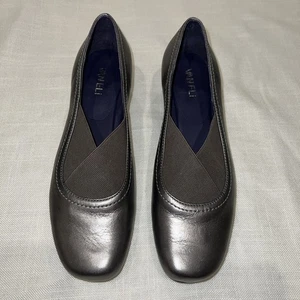 Vaneli Gold Shoes Wedge Size 8.5M - Picture 1 of 7