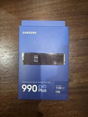 Samsung 990 EVO PLUS SSD 1TB, PCIe Gen 4x4 | 5x2 M.2 2280, Velocidades Hasta 7.150!! Foto 1 de 3