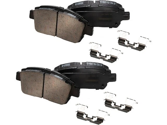 Conjunto de pastilhas de freio dianteiro para 2000-2005 Toyota MR2 Spyder 2001 2002 2003 2004 BC524FZ - Imagem 1 de 1