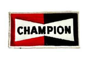 cHAMPION SPARK PLUGS RETRO VINTAGE CLOTH EMBROIDERED PATCH NEW UNUSED neocurio - Picture 1 of 4