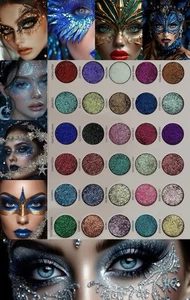 Make-up Set für SFX Cosplay Halloween Drag Queen Cross Dresser Glitzer Palette - Bild 1 von 11