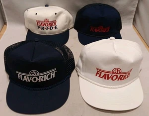 Menge 4 verschiedene Vintage Flav O Rich Snapback Trucker Hüte - Bild 1 von 21