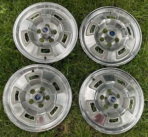 1967-69 PLYMOUTH BARRACUDA = 14” MAG WHEEL COVERS HUBCAPS, NICE SET OF 4 - Picture 1 of 13