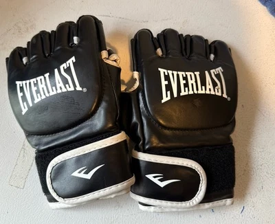 Everlast MMA Grappling Gloves - Regular (S/M) - Black Martial Arts Training - Image 1 of 2