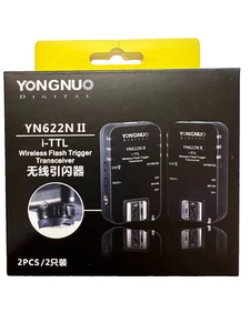 2 pack Yongnuo YN622N-II Wirelss i-TTL flash transeiver for Nikon - Picture 1 of 5
