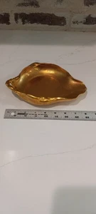 Plato de caramelo de baratija de hoja de oro Pickard China de colección Francia Limoges - Imagen 1 de 7