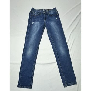 7 For All Mankind Girls Josefina Skinny BF Stretch BlueJeans - Size 14 (24x25.5) - Picture 1 of 7