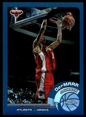 2002-03 Topps Chrome #83 Dermarr Johnson BASKETBALL Atlanta Hawks - Image 1 of 2