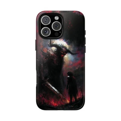 Para iPhone / Galaxy / Pixel | Funda de tinta para teléfono - Hellspawn Demon Crimson Hero Foto 1 de 4