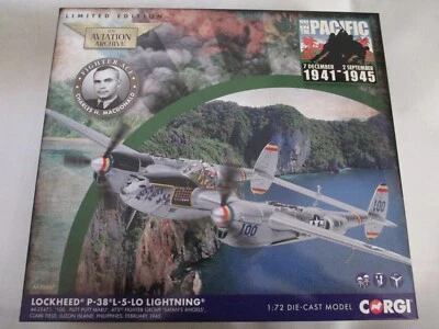 CORGI AVIATION 1:72 LOCKHEED P-38L-5LO LIGHTNING PUTT PUTT MARU 475TH FG 1945 - Image 1 of 4