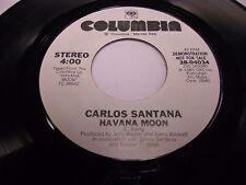 Carlos Santana Havana Moon / same DJ promo WLP Columbia 1983 VG+