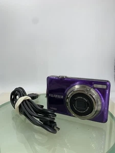 Fujifilm COMPACT Digital Camera FinePix JV300 14.0MP PURPLE + WIRE TESTED - 784 - Picture 1 of 8