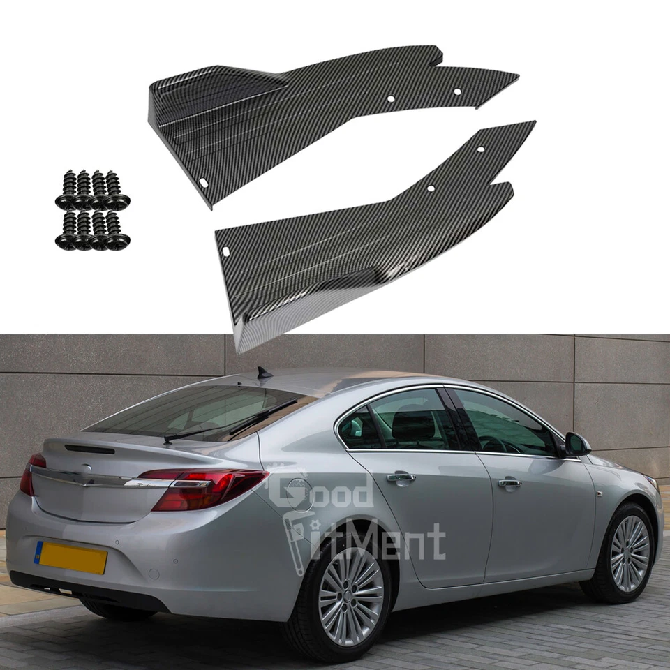 Für Opel Insignia A B Kohlefaser Heckdiffusor Heckspoiler Splitter Canard-Schutz - Bild 1 von 4