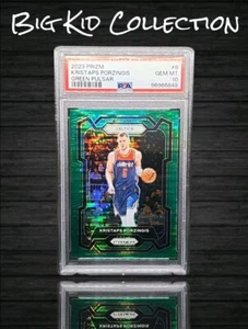 2023 Prizm Kristaps Porzingis Green Pulsar Prizm #'D/25 PSA 10 Ebay 1/1 (JB) - Picture 1 of 3