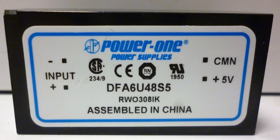 Power One DFA6U48S5 PLC Power Supply Module - Image 1 of 3