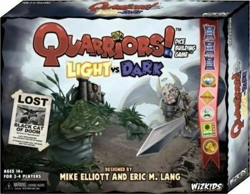 WizKids Quarriors Light Vs. Dark Expansion Board Game 2day Delivery