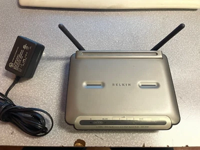 Roteador Wireless G Belkin F5D7231-4 125 Mbps 4 Portas 10/100 - Imagem 1 de 3