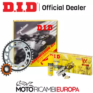 KIT TRASMISSIONE CATENA CORONA PIGNONE DID DUCATI MONSTER 696 2008-2014 37567400 - Foto 1 di 4
