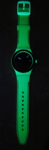 RELOJ HOMBRE SISTEM 51 SWATCH 19 JOYA FECHA 2016 VERDE NEÓN BRILLANTE FUNCIONANDO - Imagen 1 de 8