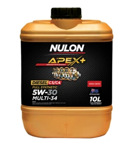 Nulon APEX+ DPF Diesel Long LIfe Full Synthetic Car Engine Oil 5W-30 10 Litre - Picture 1 of 1