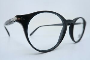 Vintage Persol eyeglasses frames NOS black Mod 3092-V size 48-19 145 Italy
