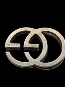 RAR Gucci Geldklammer Silber GG Logo Silber 925 20,2g Italien sehr schwer zu finden - Bild 1 von 10