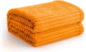 Microfiber Flannel Fleece Throw Blanket for Couch, Sofa, and Bed - Picture 1 of 7