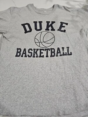 Vintage 90s Duke University Basketball Grey T Shirt Size XL. Made in USA! - Image 1 of 4