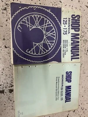 Manuale Di Riparazione OEM W Supplemento Per HONDA 125 175 1971 1972 1973 - Immagine 1 di 4