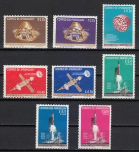 Paraguay 1964 MNH Mi 1311-1318 Sc 814-821 Space / Rockets & Satellites ** - Picture 1 of 2