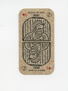 #TN05652 EDDIE PLANK Unissued ZeeBall Baseball Game Card