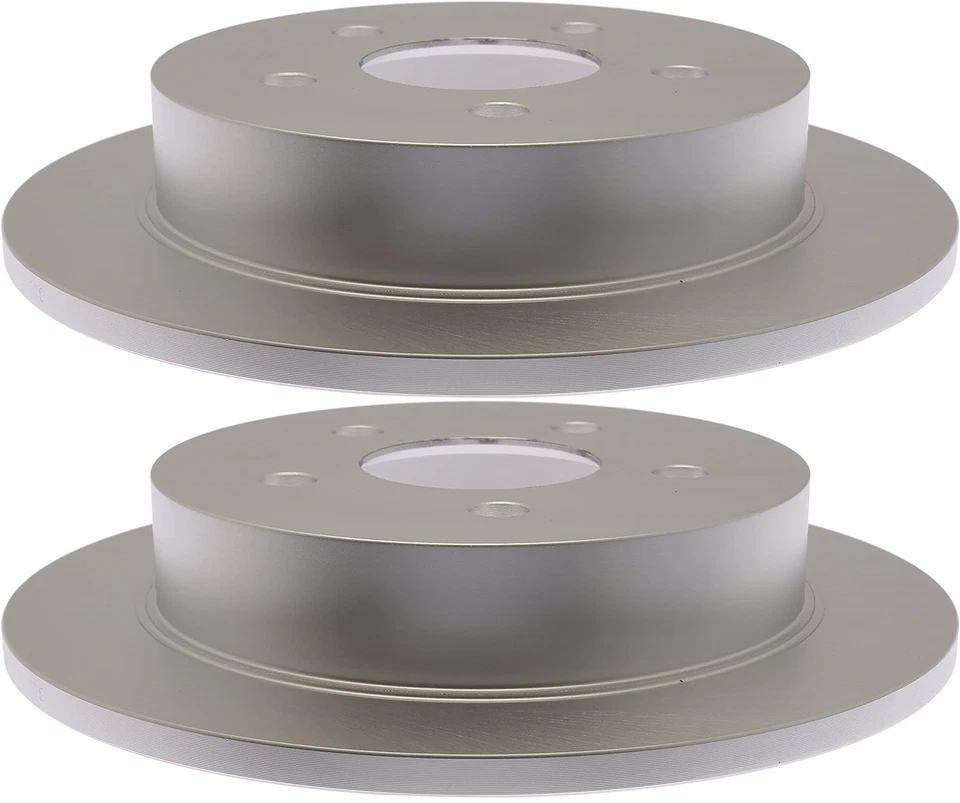 CONJUNTO DE 2 rotores de freio a disco FWD traseiro ACDelco Advantage 18A811AC SC - Imagem 1 de 2