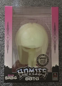 HOMIES BIG HEADZ SERIES 2 GLOW IN THE DARK EXCLUSIVE GATA 1 OF 360 MADE DGA RARE - Picture 1 of 10