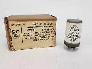 Vintage Stromberg-Carlson TM-1010 Microphone Input Transformer Tube Audio - Picture 1 of 8