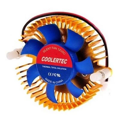PC Computer Graphics VGA Chipset Cooler Aluminum Heatsink Fan 2Pin 50mm Silent - Image 1 of 4